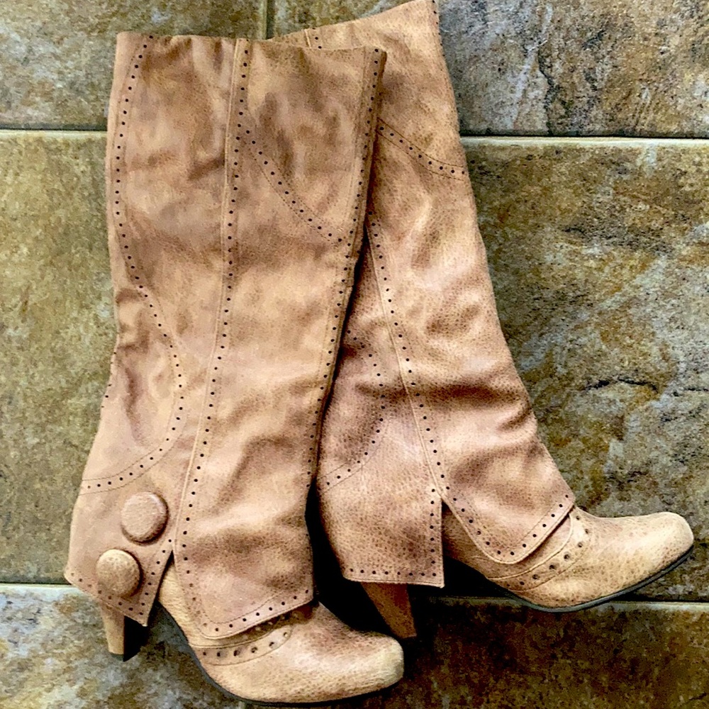 Trendy Spring Tan Camel Boots
